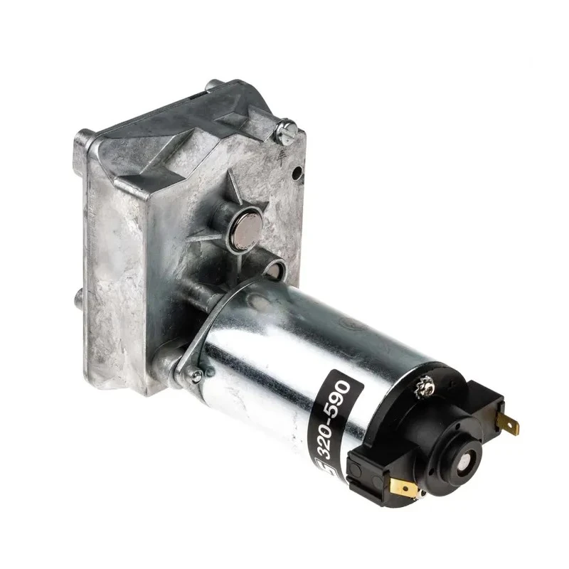 Crouzet Geared DC Motor, 12V DC, 17W Power, 1.2 Nm Torque, 100 RPM Speed, 6 mm Shaft Diameter, Metal Gearhead 82802013