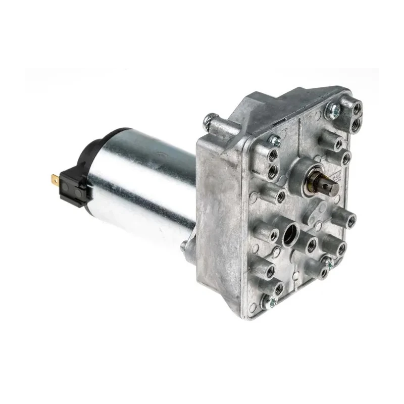Crouzet Geared DC Motor, 12V DC, 17W Power, 1.2 Nm Torque, 100 RPM Speed, 6 mm Shaft Diameter, Metal Gearhead 82802013