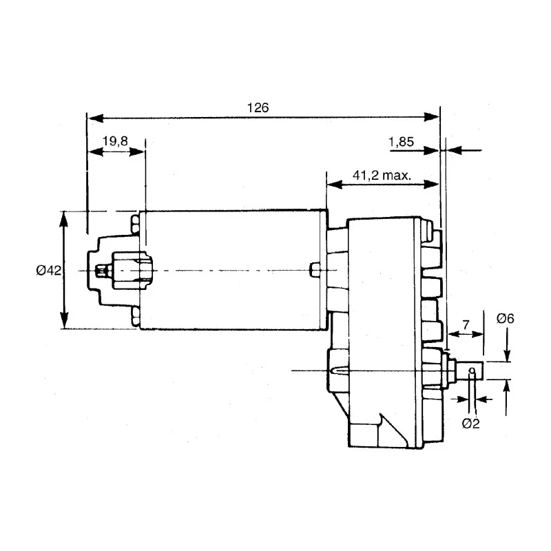 Crouzet Motor Brush Accessory for Motor 79209528