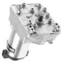Crouzet Geared DC Geared Motor 12V DC, 17 W, 1.2 Nm Torque, 20 RPM, 6 mm Shaft Diameter 82802014
