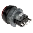 ITW Switches 76-94 Series Push Button Switch, Momentary, Panel Mount, 22 mm Cutout, SPDT, Clear LED, IP67 76-9420/439088R