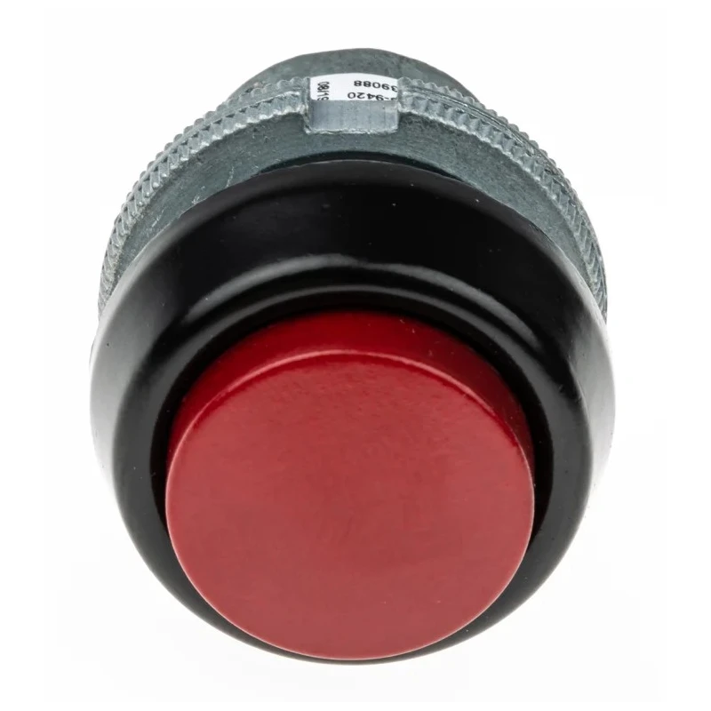 ITW Switches 76-94 Series Push Button Switch, Momentary, Panel Mount, 22 mm Cutout, SPDT, Clear LED, IP67 76-9420/439088R