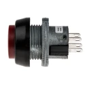 ITW Switches 76-94 Series Push Button Switch, Momentary, Panel Mount, 22 mm Cutout, SPDT, Clear LED, IP67 76-9420/439088R