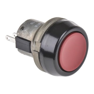 ITW Switches 76-94 Series Push Button Switch, Momentary, Panel Mount, 22 mm Cutout, SPDT, Clear LED, IP67 76-9410/439088R