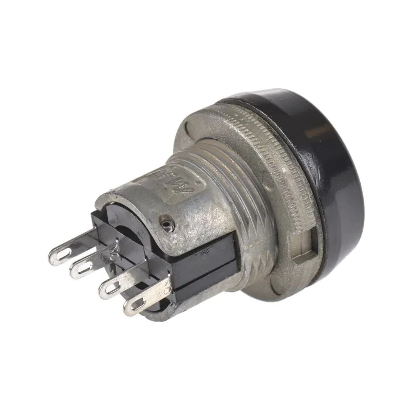 ITW Switches 76-94 Series Push Button Switch, Momentary, Panel Mount, 22 mm Cutout, SPDT, Clear LED, IP67 76-9410/439088R