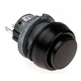 ITW Switches 76-94 Series Panel Mount Momentary Push Button Switch, 22 mm Cutout, SPDT, Clear LED, IP67, 250 76-9420/439088B