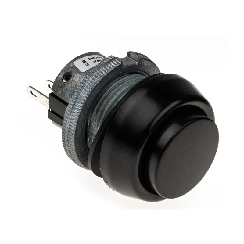 ITW Switches 76-94 Series Panel Mount Momentary Push Button Switch, 22 mm Cutout, SPDT, Clear LED, IP67, 250 76-9420/439088B