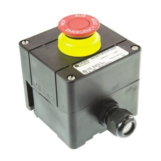 Eaton GHG411 Series Pull Release Emergency Stop Push Button, Surface Mount, SPDT, IP66 GHG411