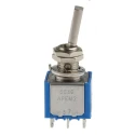 APEM Toggle Switch Panel Mount On-On DPDT Solder Terminal 30 V dc 250 V ac 5646A9