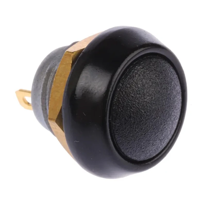 ITW Switches Miniature Momentary Push Button Switch Panel Mount 13.6 mm Cutout SPST 125 V 400mA 59-111