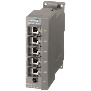 Siemens Scalance Series Unmanaged Data Acquisition Ethernet Switch 5 Channels for Industrial Ethernet 6GK5005-0BA10-1AA3