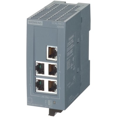 Siemens Data Acquisition Industrial Ethernet Switch 5 x RJ45 Ports 1000Mbps SCALANCE XB005G 