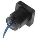 ITW Switches 49-59 Series Push Button Switch, Momentary, Panel Mounted, 16 mm Cutout, SPST, Clear LED, IP67, 250 V 49-59211