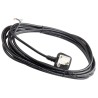 RS PRO Unterminated to BS1363 Power Cord 6 m Black PVC 250V 10A BS1363