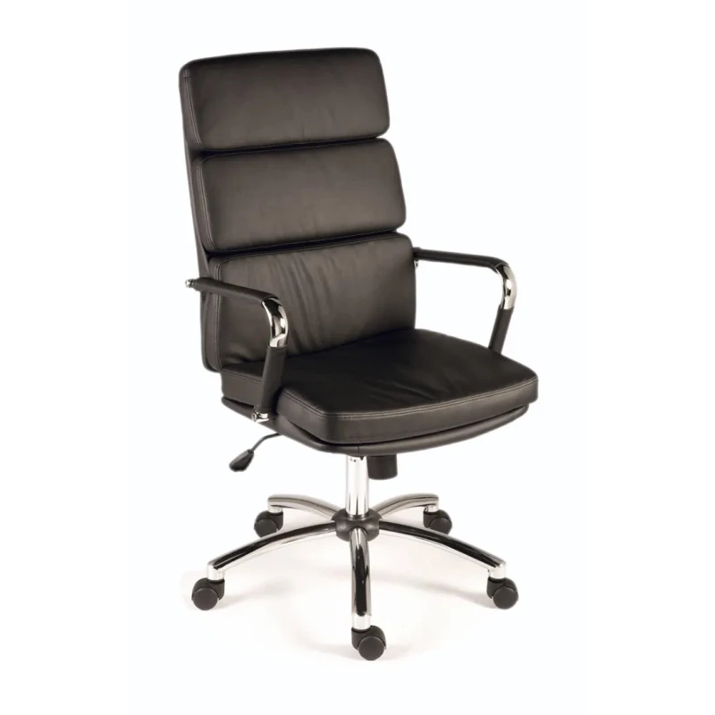 RS PRO Black Brown Red White Faux Leather Executive Chair Adjustable Height Wheeled Back Adjustable China