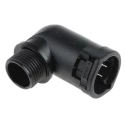 PMA Conduit Black, Polyamide 6 20 mm Nominal Size Conduit Fitting M20 IP66 ALWD-M207