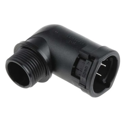 PMA Conduit Black, Polyamide 6 20 mm Nominal Size Conduit Fitting M20 IP66 ALWD-M207
