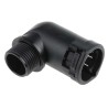 PMA Conduit Black, Polyamide 6 20 mm Nominal Size Conduit Fitting M20 IP66 ALWD-M207