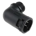 PMA Conduit Black, Polyamide 6 20 mm Nominal Size Conduit Fitting M20 IP66 ALWD-M207