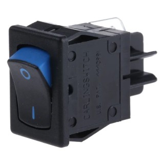 Carlingswitch SPST On-Off On-Off Rocker Switch Panel IP67 IP66 Aluminium Housing Blue Actuator 621-1691909LUXS