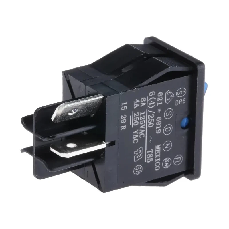Carlingswitch SPST On-Off On-Off Rocker Switch Panel IP67 IP66 Aluminium Housing Blue Actuator 621-1691909LUXS