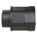 PMA Black Polyamide 6 Conduit Fitting Type Gerade Straight 25 mm Nominal Size M25 ALND-M253