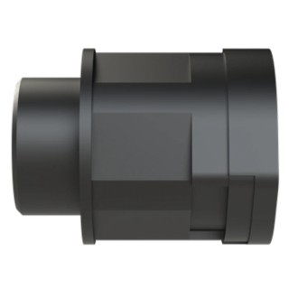 PMA Black Polyamide 6 Conduit Fitting Type Gerade Straight 25 mm Nominal Size M25 ALND-M253