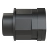 PMA Black Polyamide 6 Conduit Fitting Type Gerade Straight 25 mm Nominal Size M25 ALND-M253