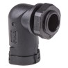 PMA Angled Black Conduit Fitting 12 mm Nominal Size M16 Thread Polyamide 6 IP66 ALWD-M162