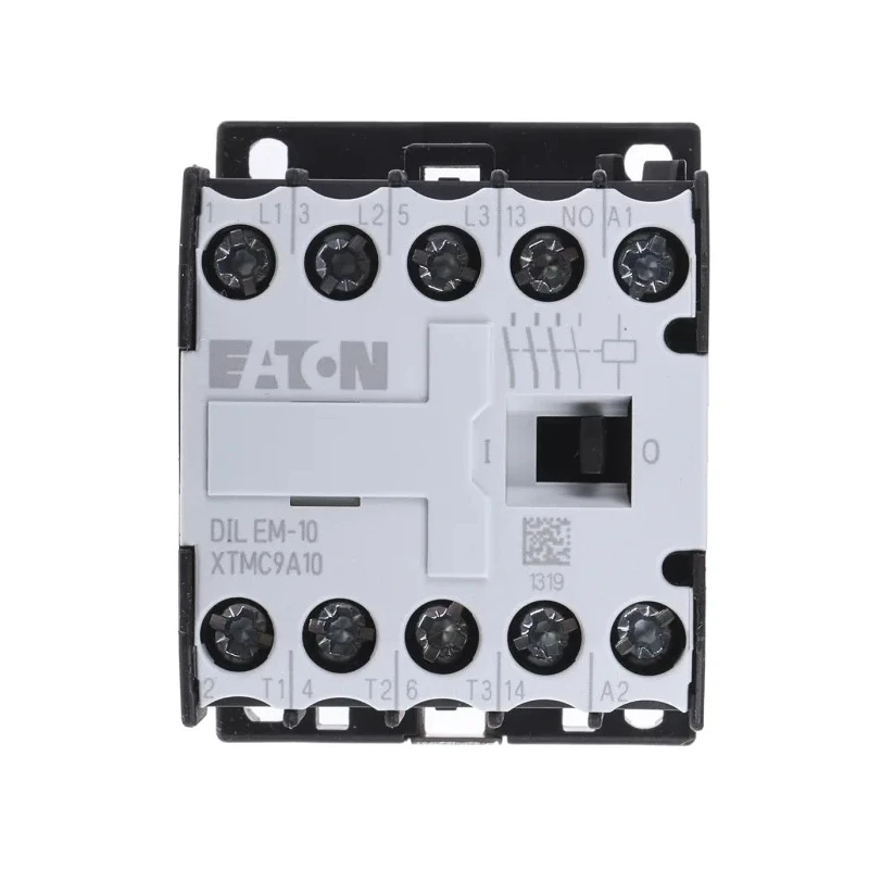 Eaton 24V AC Coil 3-Pole Contactor, 9 A, 4 kW Power Rating, Screw Mount Type 010005 DILEM-10(24V50HZ)
