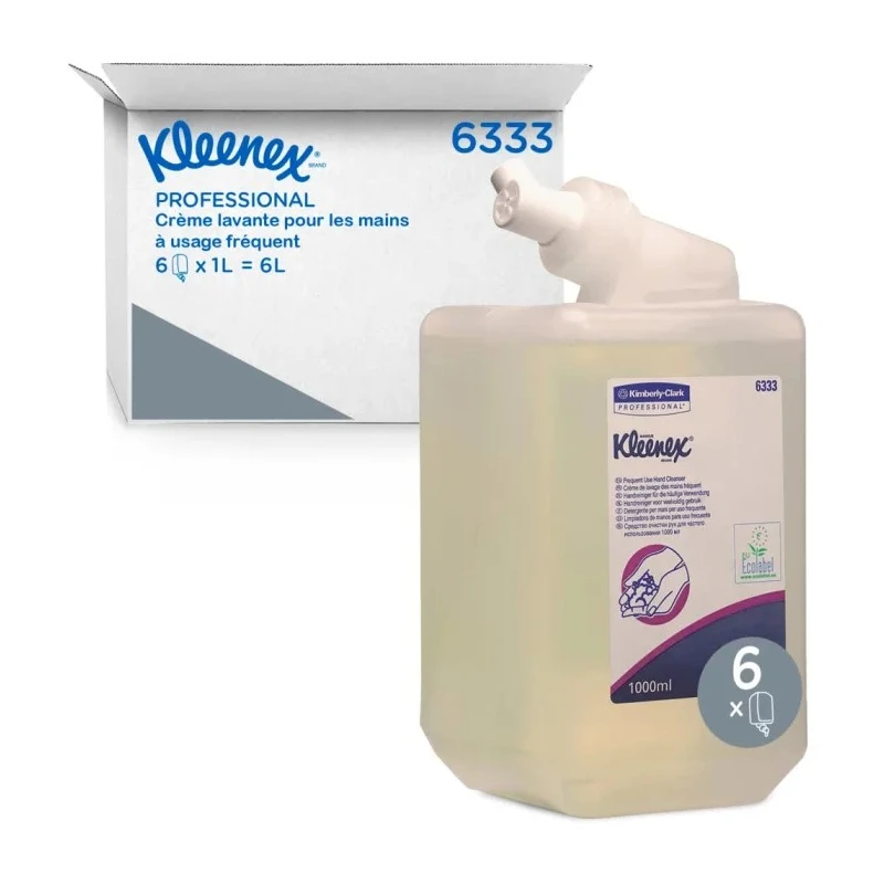 KLEENEX Unscented Hand Cleaner Liquid 1000 ml Cassette 6333X6