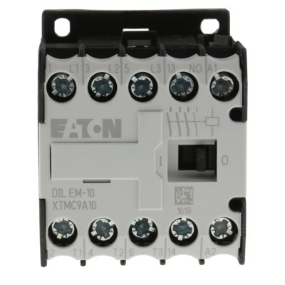 Eaton DILEM Contactor, 240V AC Coil, 3-Pole, 9 A, 4 kW Motor Control, 3 NO, 400V AC 010032 DILEM-10(240V50HZ)