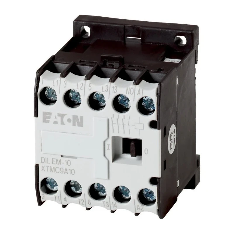 Eaton DILEM Contactor, 240V AC Coil, 3-Pole, 9 A, 4 kW Motor Control, 3 NO, 400V AC 010032 DILEM-10(240V50HZ)