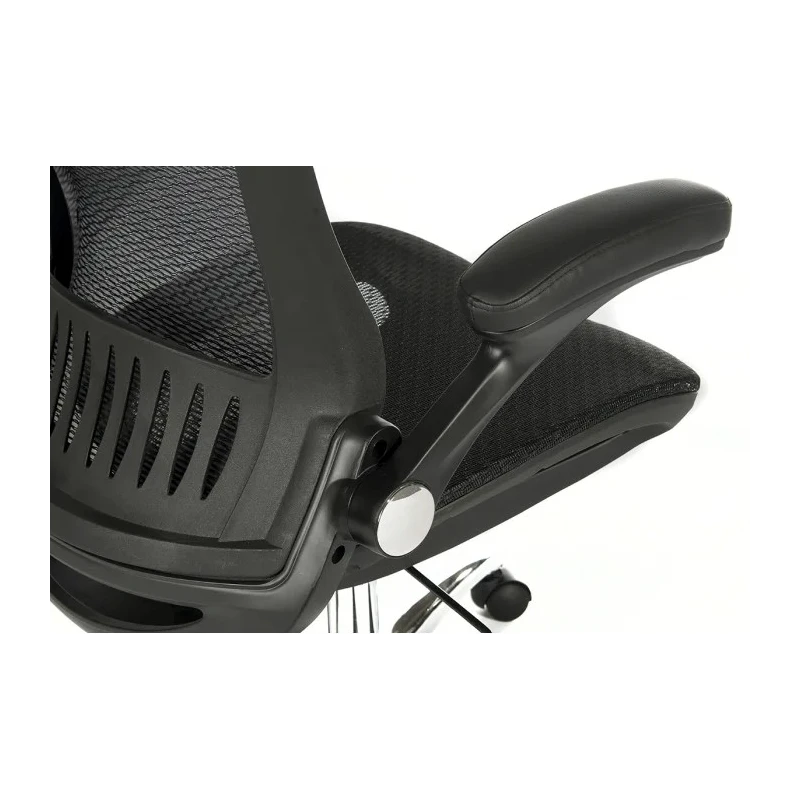 RS PRO Black Mesh Executive Office Chair 150 kg Weight Capacity 180-9716