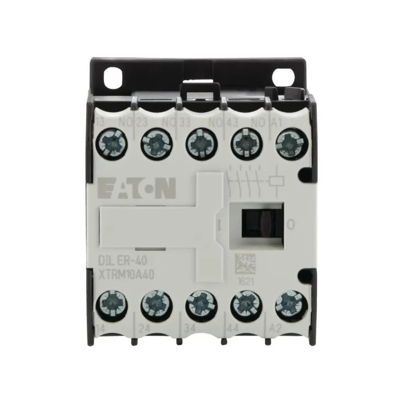 Eaton DILER Contactor, 24V DC Coil, 4-Pole, 3 A Contact Current, 400V AC Contact Voltage, DIN Rail 010094 DILER-40(24V50HZ)