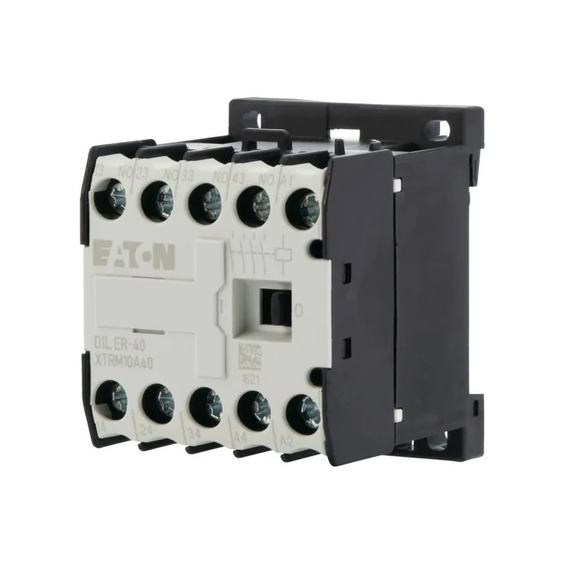 Eaton DILER Contactor, 24V DC Coil, 4-Pole, 3 A Contact Current, 400V AC Contact Voltage, DIN Rail 010094 DILER-40(24V50HZ)