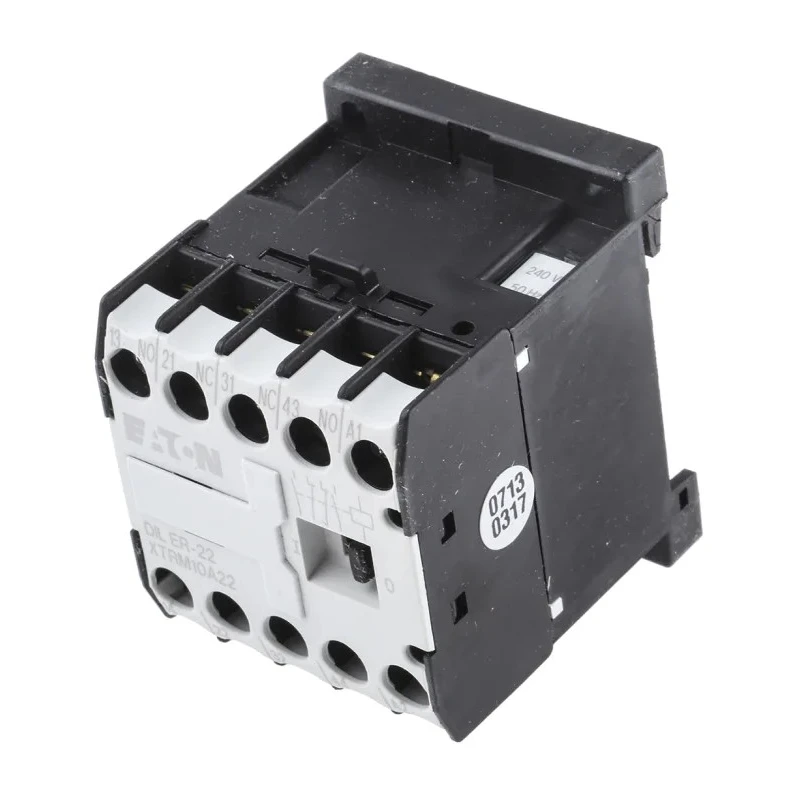 Eaton DILER Contactor, 4-Pole, 3 A, 240V AC Coil, 400V AC Contact Voltage, Screw Terminal, DIN 010138 DILER-22(240V50HZ)