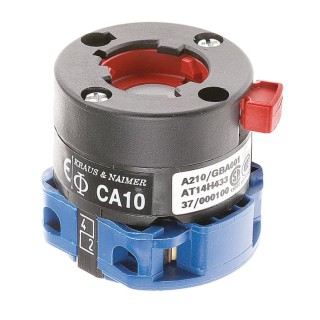 Kraus & Naimer 3 Position 60 ° Rotary Knob Actuator Panel Mount 20A CA10.A210/GBA001.*FT