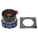 Kraus & Naimer 3 Position 60 ° Rotary Knob Actuator Panel Mount 20A CA10.A210/GBA001.*FT