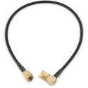 Wurth Elektronik SMA Series RG174 Coaxial Cable 304.8 mm Length 250V 50 Ω White Polytetrafluoroethylene Jacket RG174 