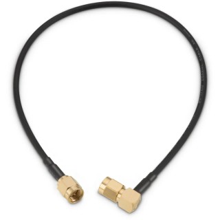 Wurth Elektronik SMA Series RG174 Coaxial Cable 304.8 mm Length 250V 50 Ω White Polytetrafluoroethylene Jacket RG174