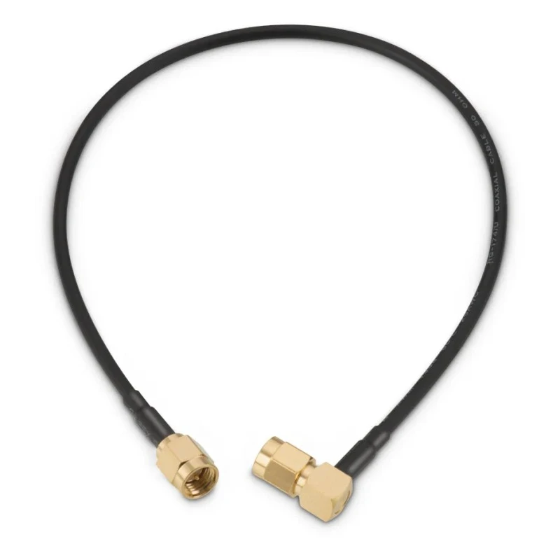 Wurth Elektronik SMA Series RG174 Coaxial Cable 304.8 mm Length 250V 50 Ω White Polytetrafluoroethylene Jacket RG174 