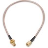 Wurth Elektronik SMA Series RG316 Coaxial Cable 152.4 mm Length 50 Ω 250V AC White Jacket Terminated RG316