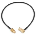 Wurth Elektronik SMA Series RG174 Coaxial Cable 50 Ω, 152.4 mm Length, 250V AC, White, Terminated RG174