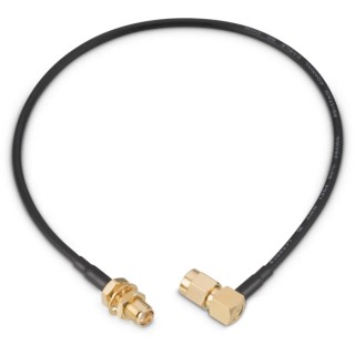 Wurth Elektronik SMA Series RG174 Coaxial Cable 50 Ω, 152.4 mm Length, 250V AC, White, Terminated RG174