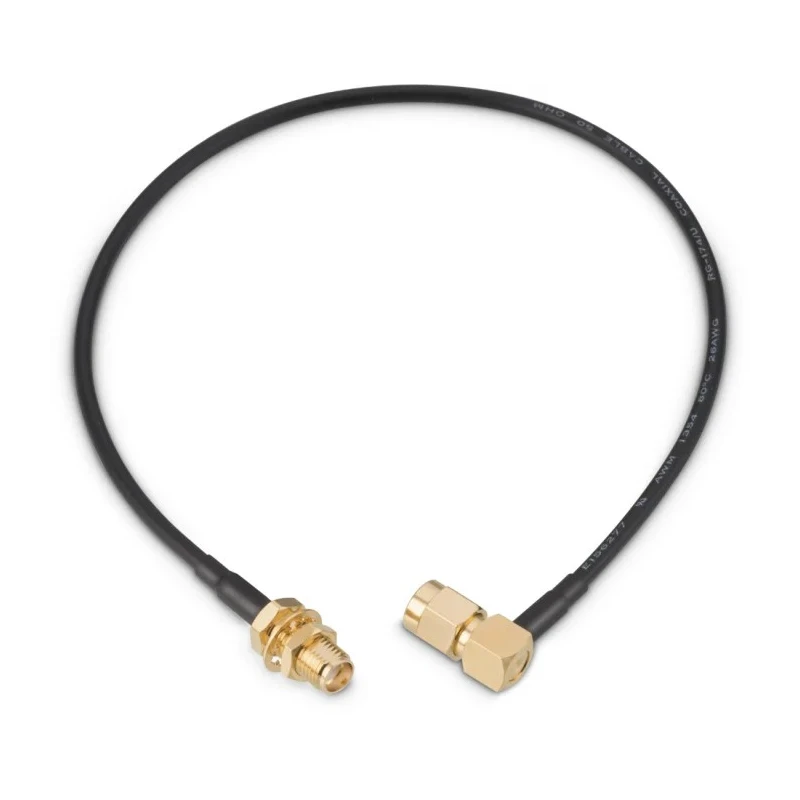 Wurth Elektronik SMA Series RG174 Coaxial Cable 50 Ω, 152.4 mm Length, 250V AC, White, Terminated RG174