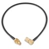Wurth Elektronik SMA Series RG174 Coaxial Cable 50 Ω, 152.4 mm Length, 250V AC, White, Terminated RG174