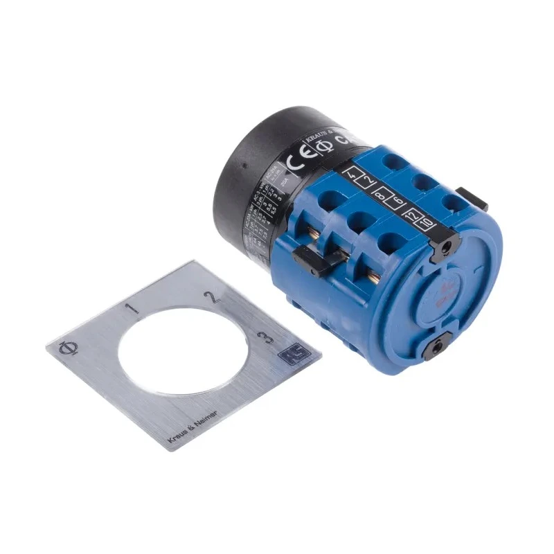 Kraus & Naimer 3 Position 60 ° Rotary Knob Actuator 20A CA10.A250/GBA001.*FT
