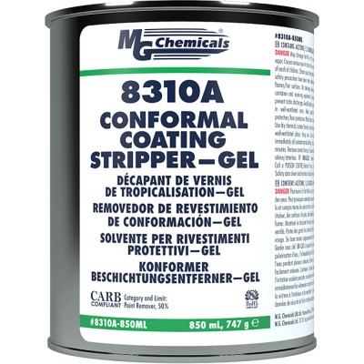 MG Chemicals Clear Acrylic Conformal Coating Remover 850 ml Tin 8310A-850ML