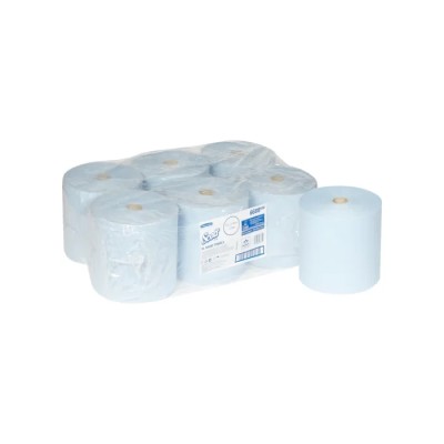 SCOTT Roll Hand Towels 1 Ply Blue Paper Towel Roll 3540000 x 200 mm Sheet Size 6 Sheets 6688